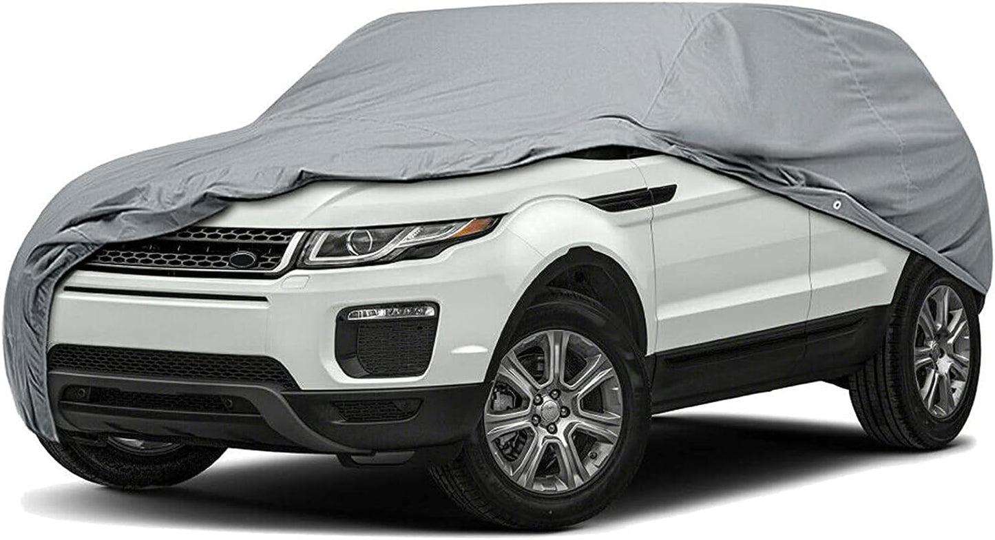 5-Layer Full Car Cover – Semi Custom Fit for Chevrolet Chevy Trax 2015-2021 SUV 4-Door | All-Weather Protection: Dustproof, Windproof, UV-Resistant, Breathable & Durable