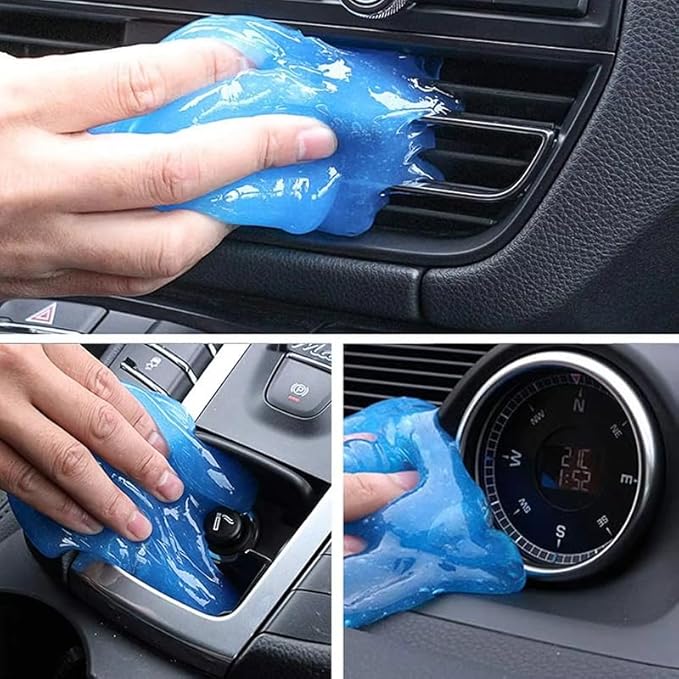 Car Cleaning Gel Compatible with Jaguar XE X760 300PS R-Sport, 200g Detailing Putty for Auto Vents, Dashboard, Cup Holders - Reusable Multifunctional Dust Remover,200g*2