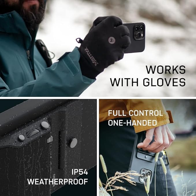 FJORDEN Pro Bundle for iPhone 14 Pro - Includes Fjorden Camera Grip, MagSafe iPhone Case, Wrist Strap & Carry Case - Shoot Like A Pro with Your iPhone