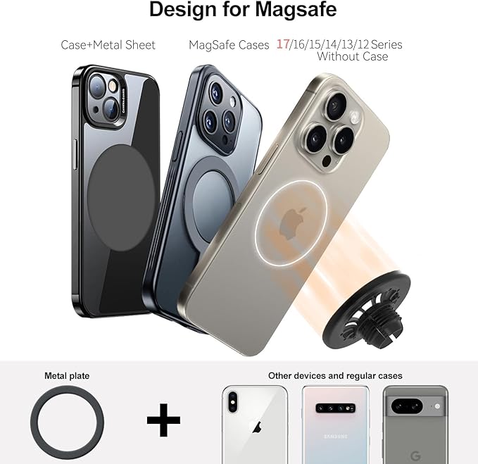 RAV4 Phone Mount for Magsafe, Exclusive Fit for Toyota RAV4 2019-2025, for iPhone 16/15/14/13/12/Mini Series, Air Vent Toyota RAV4 Accessories