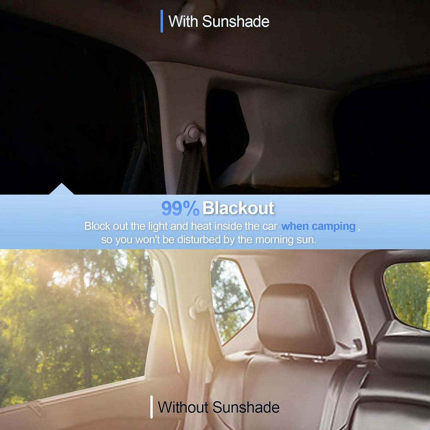 8pcs Car Window Shades for Ford Explorer SUV 2011-2019 Accessories,Windshield Side Rear Full Sunshade,Sun Visor UV Blocking, Privacy Protection and Blackout for Camping Outdoor