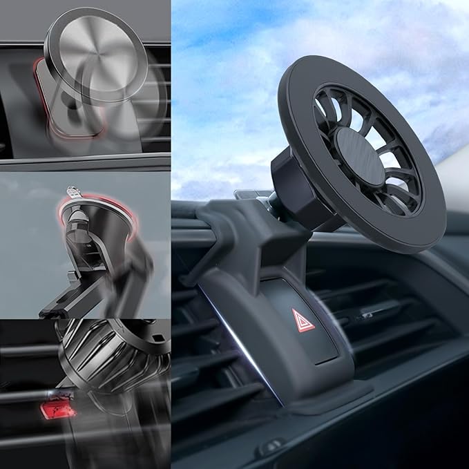 for MagSafe Dodge Ram Phone Mount, Exclusive Fit for Dodge Ram 1500 2500 3500 2013-2018, for iPhone 17/16/15/14/13/12/Mini Series, Air Vent Accessories