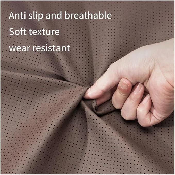 1/2PCS PU Leather Car Neck Pillow & Lumbar Support Cushion, Breathable Universal Seat Headrest Waist Pad, Soft Support Cushion for Daily Driving and Travel(A Style backrest)