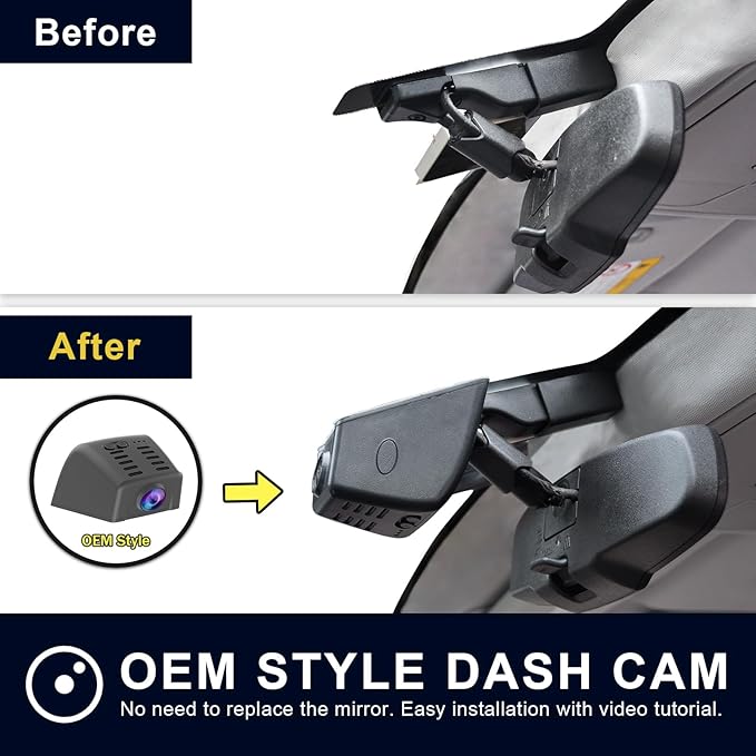Mangoal Front 4K & Rear 1080P Dash Cam Custom fit for Subaru Outback Gen5 BS 2016-2019,Gen6 BT 2020-2025,2.5i Limited 2.5i Premium 3.6R Limited and More,Integrated OEM Look,App & WiFi,128GB Card