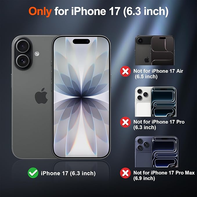 SUPFINE Magnetic for iPhone 17 Case with Screen Protector (Compatible with MagSafe)(Military Grade Drop Protection) Translucent Matte Shockproof with Anti-Fingerprint Phone Cover,Blue Green