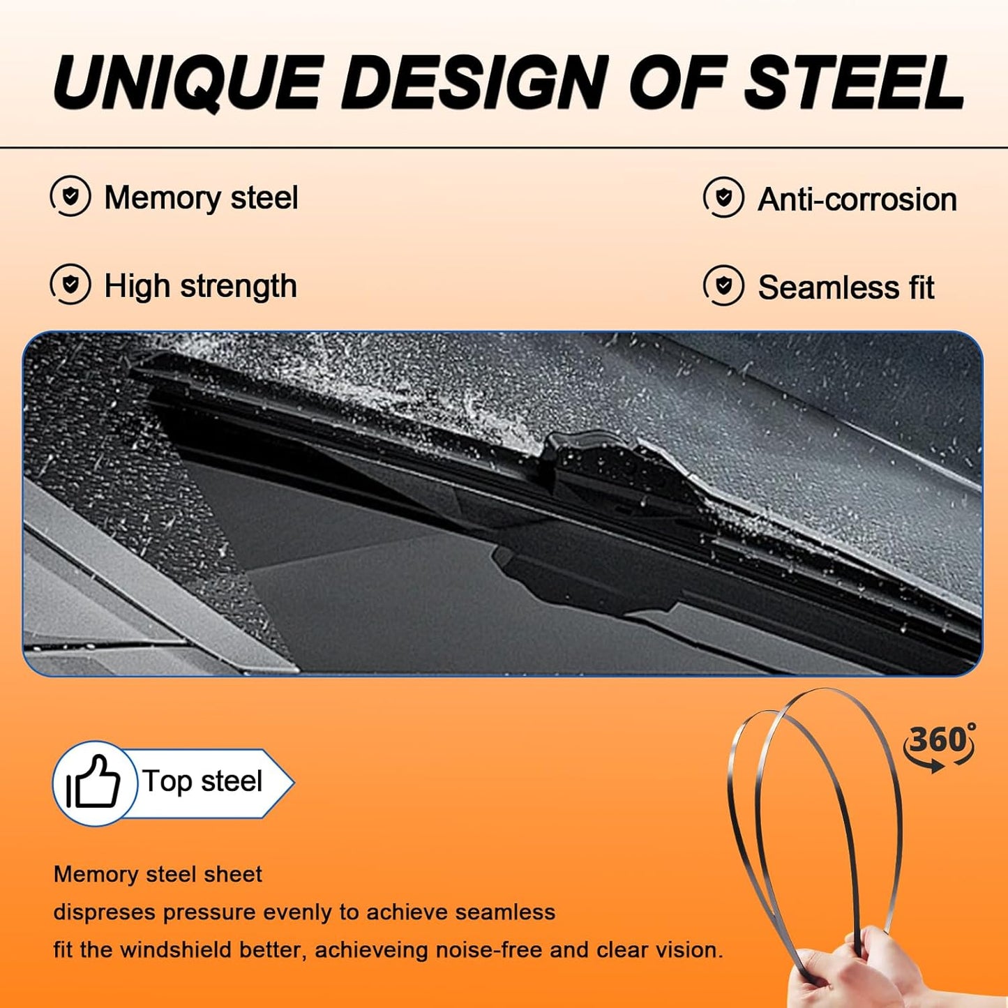 HULADAED® 26'' 20'' 12'' Windshield Wipers Replacement for BMW X3 X4 2023 2022 2021 2020 2019 2018,Silicone Front Rear Wiper blades for MY Car-All Weather & Quiet(3 PACK)