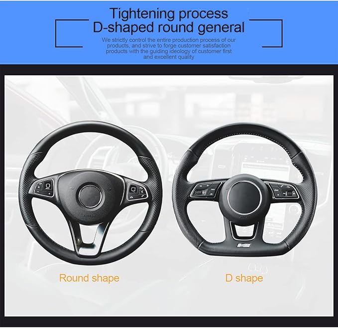Car Steering Wheel Cover, Non-Slip, Elastic, Steering Wheel Cover for Men and Women, Universal Fit 15 Inches Cars, Vehicles, SUVs (Red)