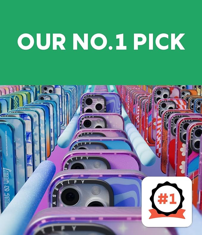 CASETiFY Impact Case for iPhone 15 Pro Max [8.2ft 4X Military Grade Drop Protection/Compatible with Magsafe] - Cherries - Clear Black