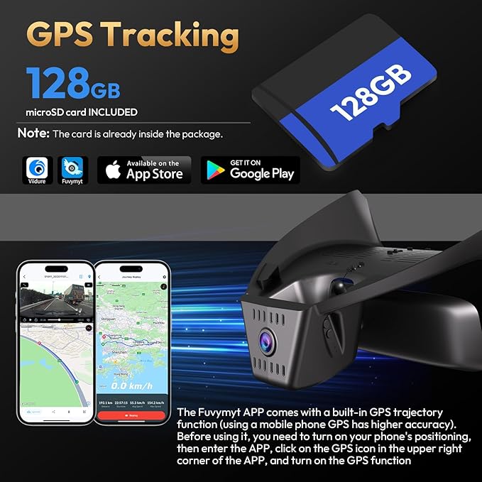 Front 4K & Rear 1080P Dash Cam for Toyota Highlander 2020-2026 L LE Limited XLE XSE Platinum UX70 (Gen4),OEM Factory Look,WiFi & APP,G-Sensor,Loop Recording,Plug & Play,128GB Card