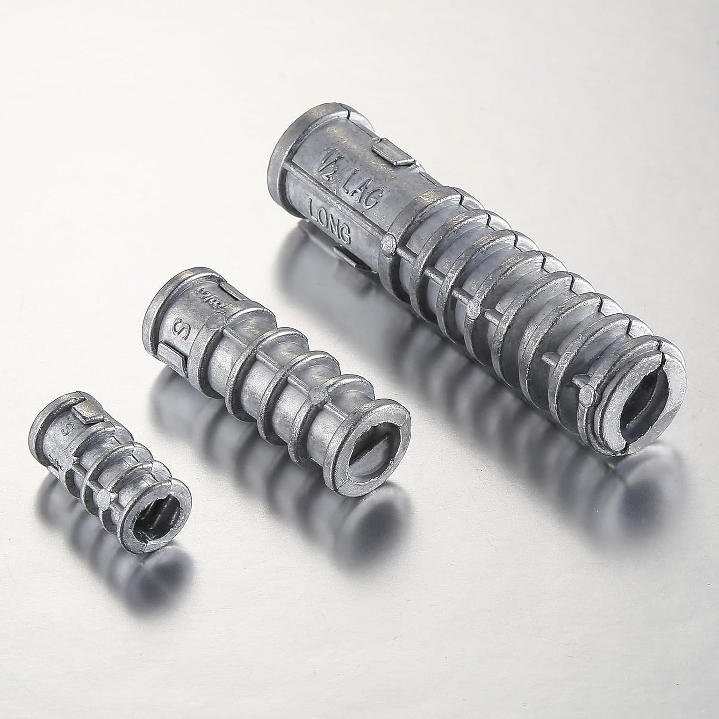 Wensilon(100pcs) 5/16 * 1-1/4 Lag Shield Anchor Long Zinc Alloy Bolts Concrete Anchors, Zinc Alloy Masonry Anchors Hole