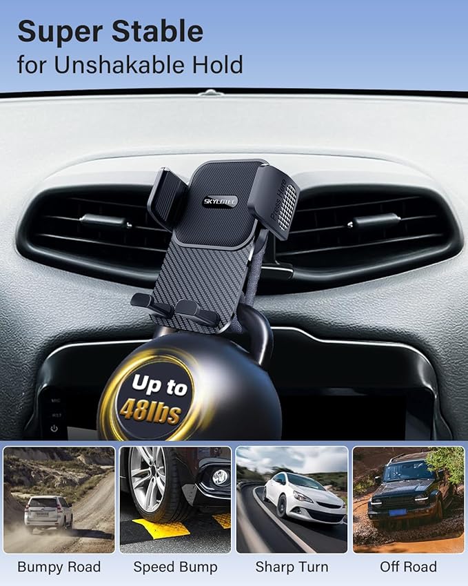 SKYLOTEC Car Phone Holder for Toyota Camry 2007 2008 2009 2010 2011 Accessories Automobile Cradles Phone Mount, Cell Phone Base Not Block Air Vent (Universal Holder)