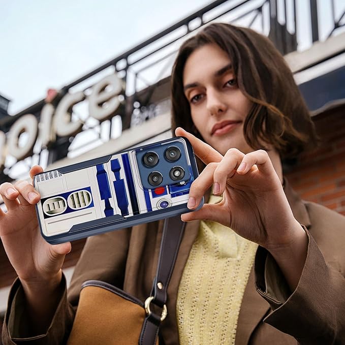 for Moto G Stylus 2025 Case - Compatible with MagSafe Women Cute Girls Boys Magnetic Phone Cover Cool Blue Unique Heavy Duty Shockproof Design for Motorola Moto G Stylus 5G 2025 Cases