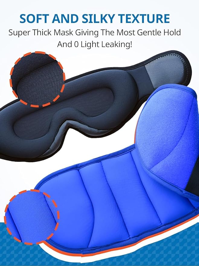 Travel Pillows for Airplanes, Airplane Pillow for Long Flight, Airplane Head Strap with Eye Mask for Sleep, Travel Neck Pillow for Car Road Trip, 360° Support Headrest, Stop Bobblehead, Orange