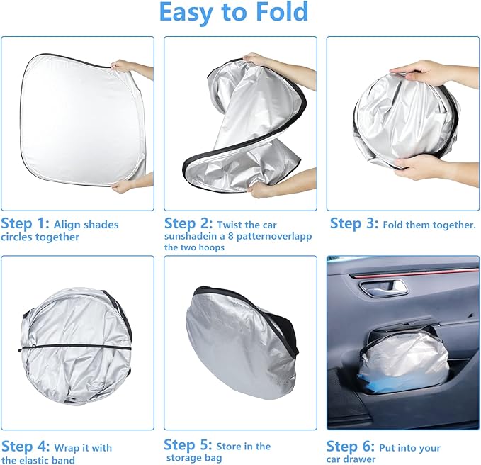 Windshield Sun Shade Custom for BMW X3 2018-2021 2022 203 2024 2025 2026 Front Window Sunshade Foldable Sun Visor Protector Window Shade Blocks UV Rays Keep Your Car Cooler