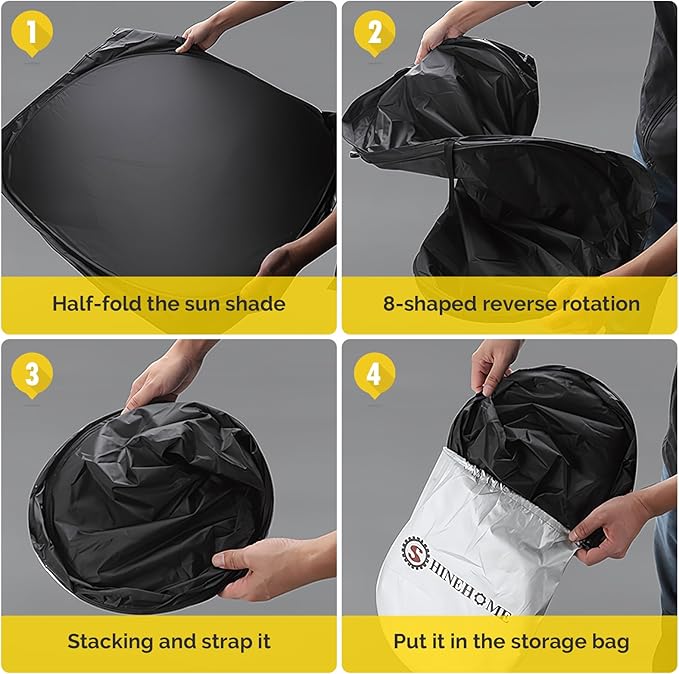 Car Windshield Sun Shade Compatible with 2020 2021 2022 2023 2024 2025 2026 Toyota Corolla Accessories Foldable Front Window Sunshade Custom Windshield Cover Sun Visor Block UV Rays