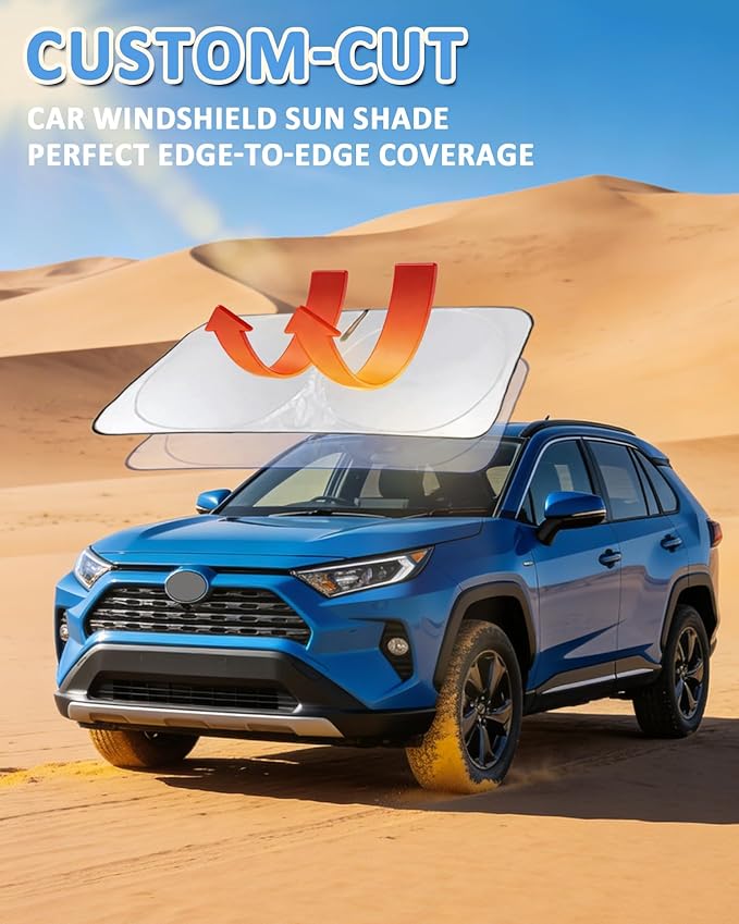 Sun Shade for Chevrolet Equinox Windshield Sunshade Custom fit for Chevy Equinox 2025 2026(Equinox EV Not Fit) Car Accessories Front Window Cover Shield Visor Protector Keep Interior Cool