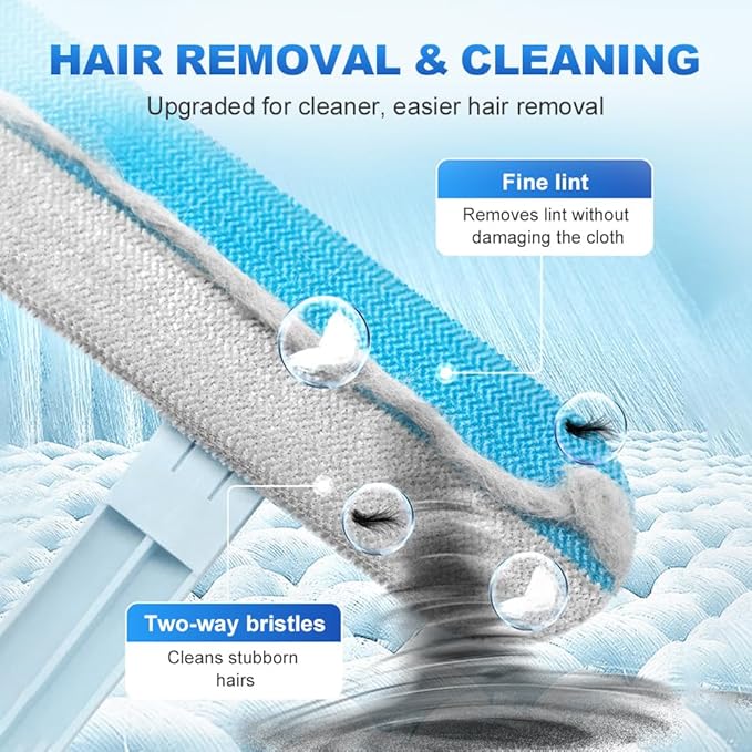 Moonboat Multifunctional Hair Removal Brush, Cleaner Pro Pet Hair, Cat Dog Hair Broom Lint Remover Scraper, Suitable for Carpet Rugs Bed Couch Curtains (A-3PCS)