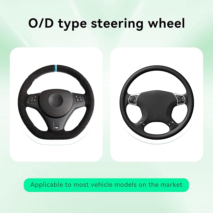 Bling Car Steering Wheel Cover, Diamond Leather Crystal Rhinestones Vehicles Steering Wheel Protector, Sparkling Anti-Slip Automotive Interior Decoration Accessories, Universal Fit (Beige)