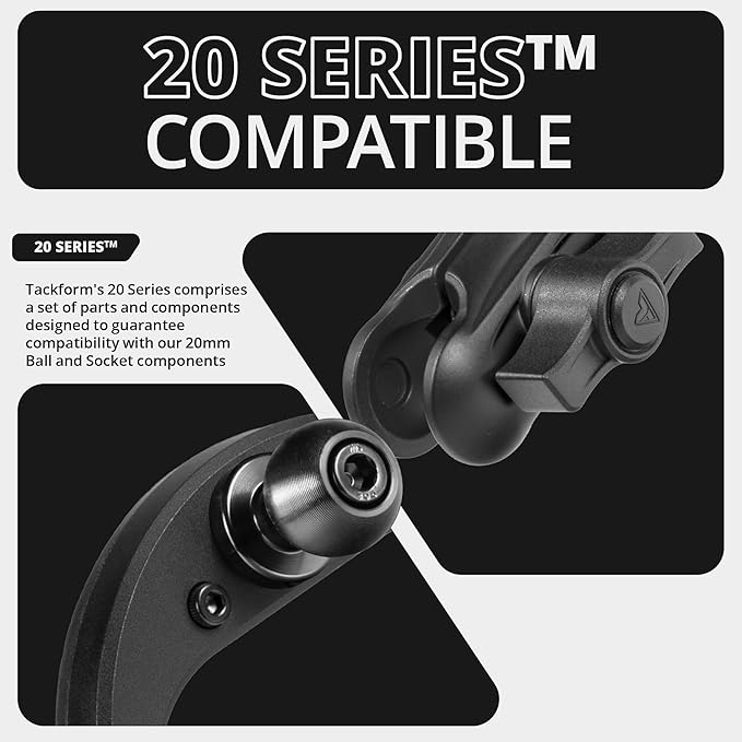Tackform LINK Vent Phone Mount Compatible with 2016-2023 Toyota Tacoma and 2014-2021 Toyota Tundra | Aluminum | Zero Slip | Universal Magnetic Phone Holder | 2" Arm | Yellow | (NOT MAGSAFE Compatible)