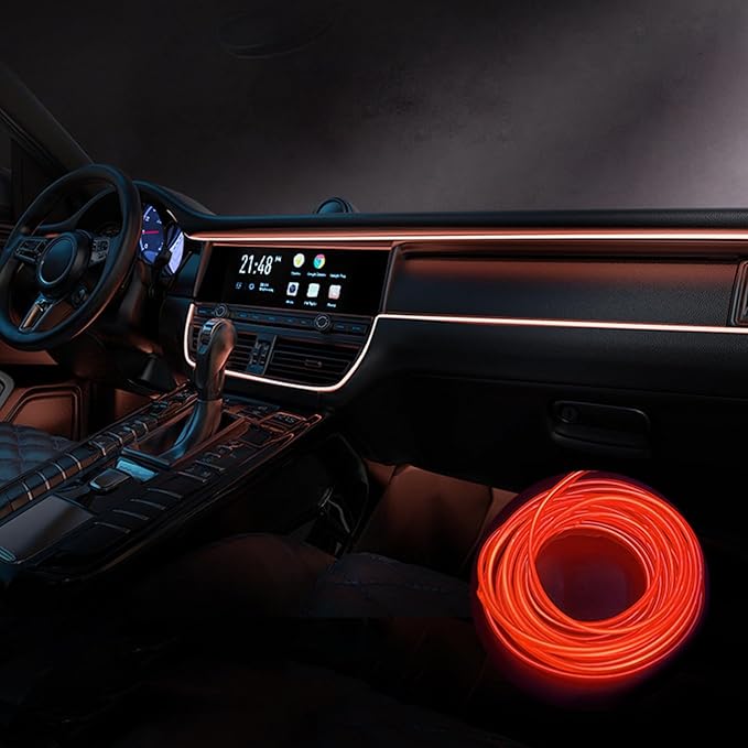 Car Interior Lights for Mercedes Benz AMG CLS C218 C219 C257 220d 280 300d 350 400d 450 500 CLS 53 55 63 LED Car Interior Atmosphere Lamp Car Ambient Lighting Kits,Red