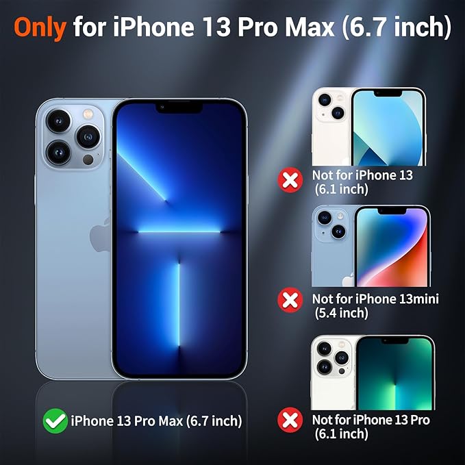 SUPFINE Magnetic for iPhone 13 Pro Max Case(Compatible with MagSafe)(Military Grade Drop Protection) Slim Translucent Matte Shockproof with Anti-Fingerprint Phone Case,Desert Gold