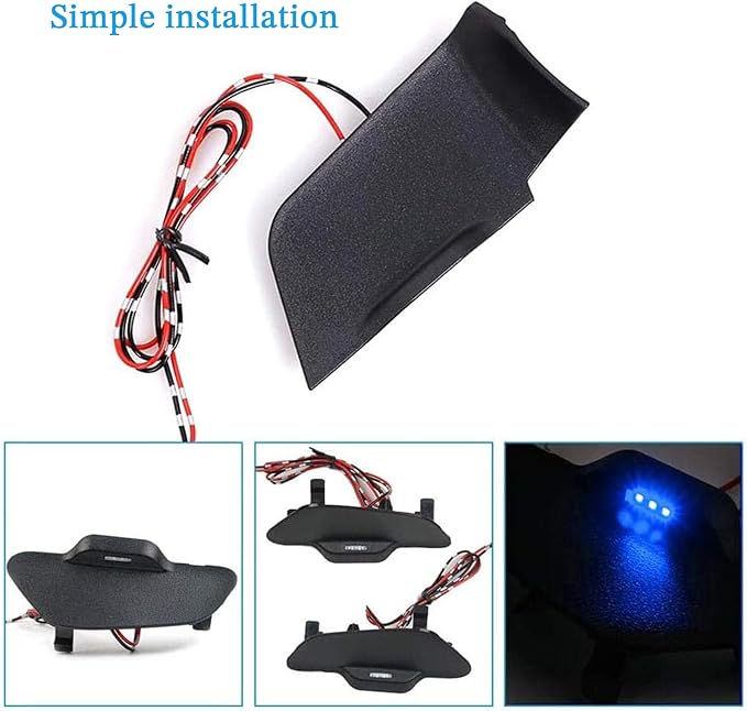 Door Bowl Light Fit for Toyota RAV4 2022 2023 2024 Inner Door Handle Accessories Bowl Shape LED Light Ambient Light Interior 4 pcs (Ice Blue)