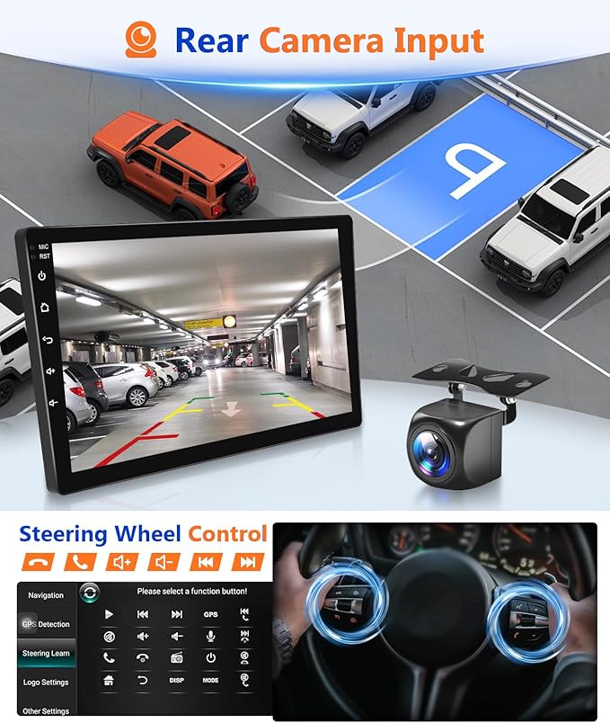 8Core Android Stereo for BMW 325i E46 328i 1998-2005 Radio for BMW M3 2000-2006 Wireless Apple CarPlay Android Auto, 4G + 64G 9IN IPS Touch Screen for 330i 5G WiFi/GPS Navi/BT/FM/RDS/DSP/EQ/SWC