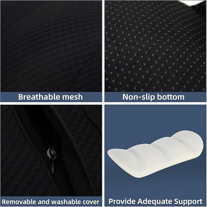 1 Piece Automotive Seat Lumbar Support Pillow for Nissan Altima 2019-2025, Driving Lower Back Cushion Ergonomic Orthopedic Posture Rest