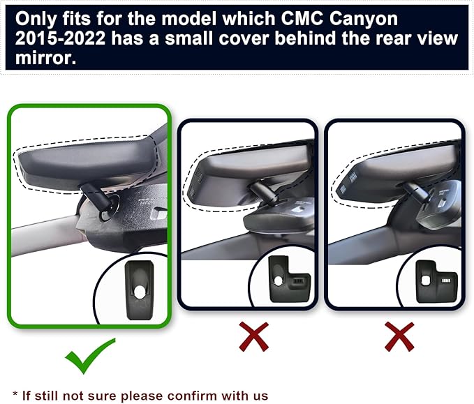 Mangoal Front 4K & Rear 1080p Dash Cam Custom fit for GMC Canyon 2015-2022 WD Elevation AT4 Denali(Model A), Integrated OEM Look, UHD 2160P Video, WiFi and App, 128GB Card