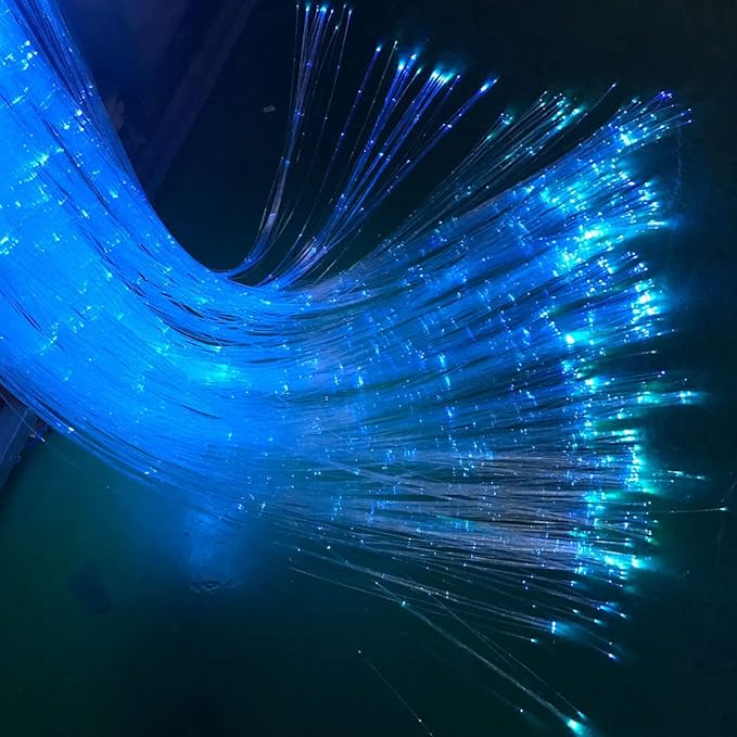 Ultra-Bright PMMA Plastic End Glow Optical Fiber Light for Fiber Optic Star Ceiling Light lamp Starlight Headliner kit for car Home(0.0098in diameter/39370ft Per roll)
