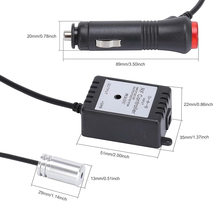 4 Meters Optic Fiber Car Ambient Lighting with RF Remote Control 8 Colors Multicoloured Music Interior Lighting Kit DC 12V 1W
