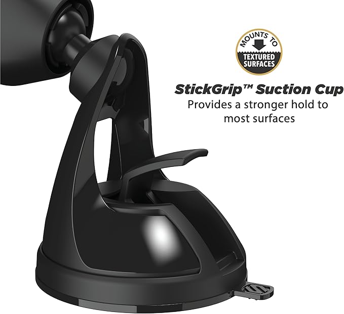 Scosche MM2WDSR-SP MagicMount Pro Magnetic Car Phone Holder - Strong Magnet Mount for iPhone and Android - Secure Magnetic Cell Phone Mount for Car Window or Dash - Universal 360° Adjustable Head