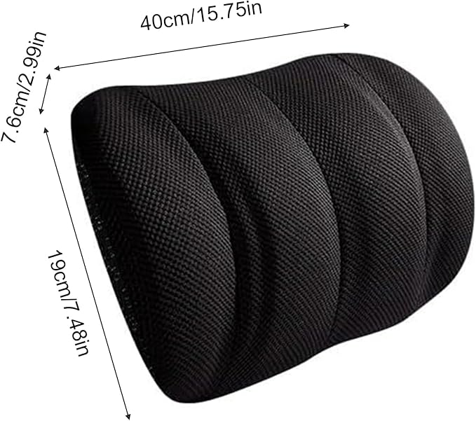1 Piece Automotive Seat Lumbar Support Pillow for ES ES350/ ES300h 2019-2024, Driving Lower Back Cushion Ergonomic Orthopedic Posture Rest