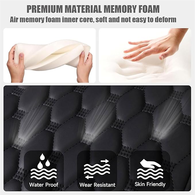 Car Armrest Cushion for Toyota Corolla X E140, E150 2006 2007 2008 2009 2010 2011 2012, Car Center Console Cover Armrest Pad with Cup Holder and Tissue Box, Car Accessories,Red