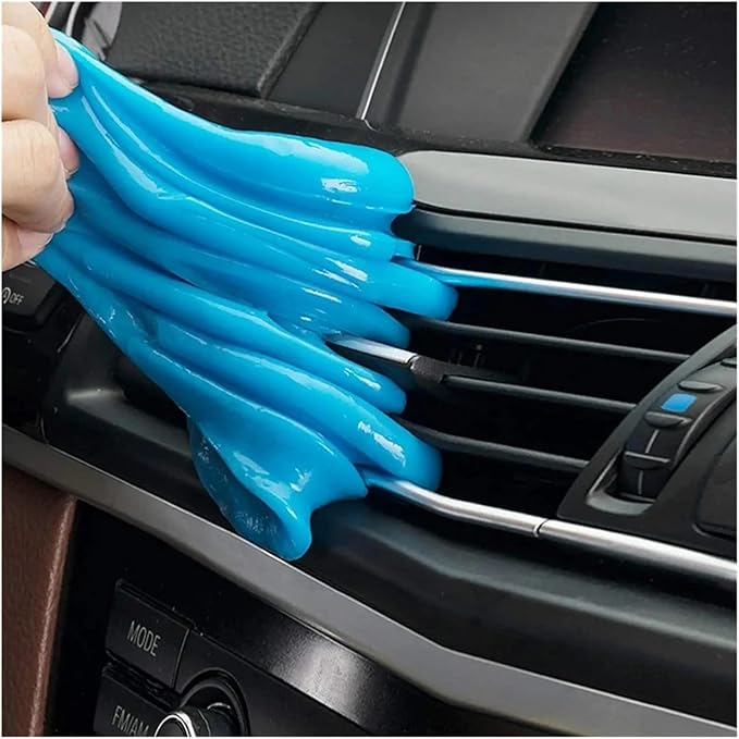 Car Wash Interior Cleaning Gel Slime - Magic Remover for Vents & Machines - Effective Dirt Cleaner & Detailing Tool