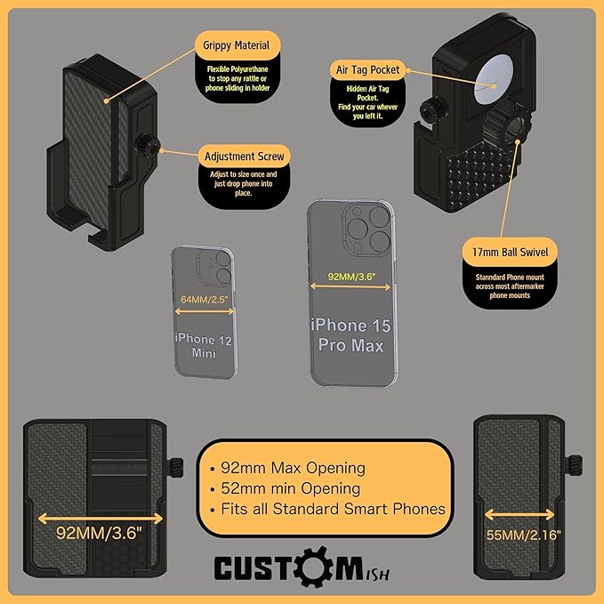 Phone Holder for Subaru Outback 2005-2009 Magnetic Wireless Charging