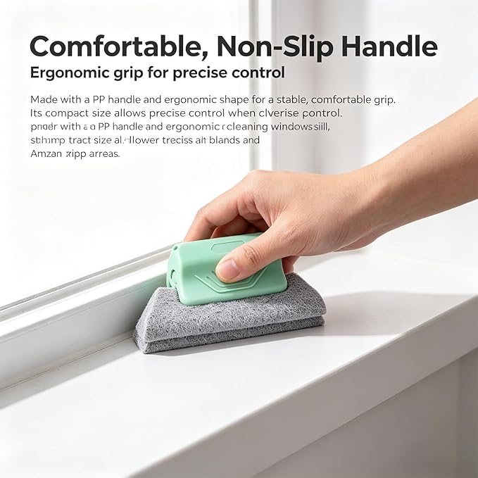 2026 New Magic Window Track Cleaner, Window Groove Cleaning Brush Tools Set, for Cleaning Tile Grout, Louver Blades, Car Air Conditioning Vents, and Narrow Gaps (3pcs Mix)