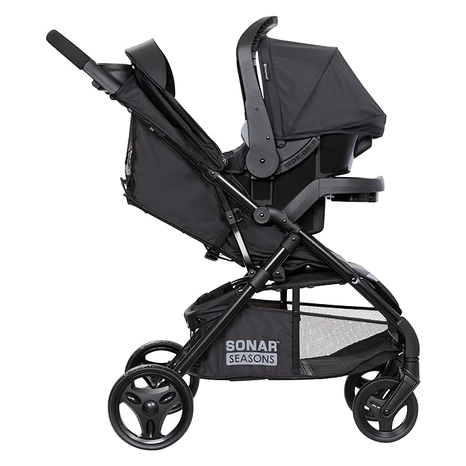 Baby Trend Passport Seasons Travel System with EZ-Lift™ Infant Car Seat, Journey Black
