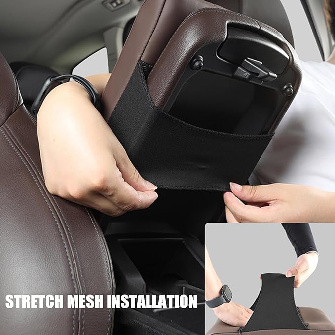 Car Armrest Cover Pad for Hyundai Elantra 6.Generation (AD) 2015-2020 Premium Leather Center Console Armrest Cushion Pad Anti-Scratch Waterproof Auto Interior Accessories Black Style
