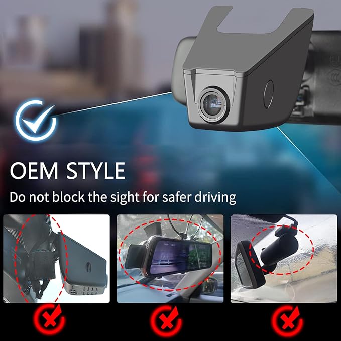 Mangoal 4K Dash Cam Custom fit for Subaru Ascent 2019 2020 2021 2022 (Model A),Limited Onyx Edition Premium Touring etc, Integrated OEM Look, UHD 2160P Video, App & WiFi, 64GB Card