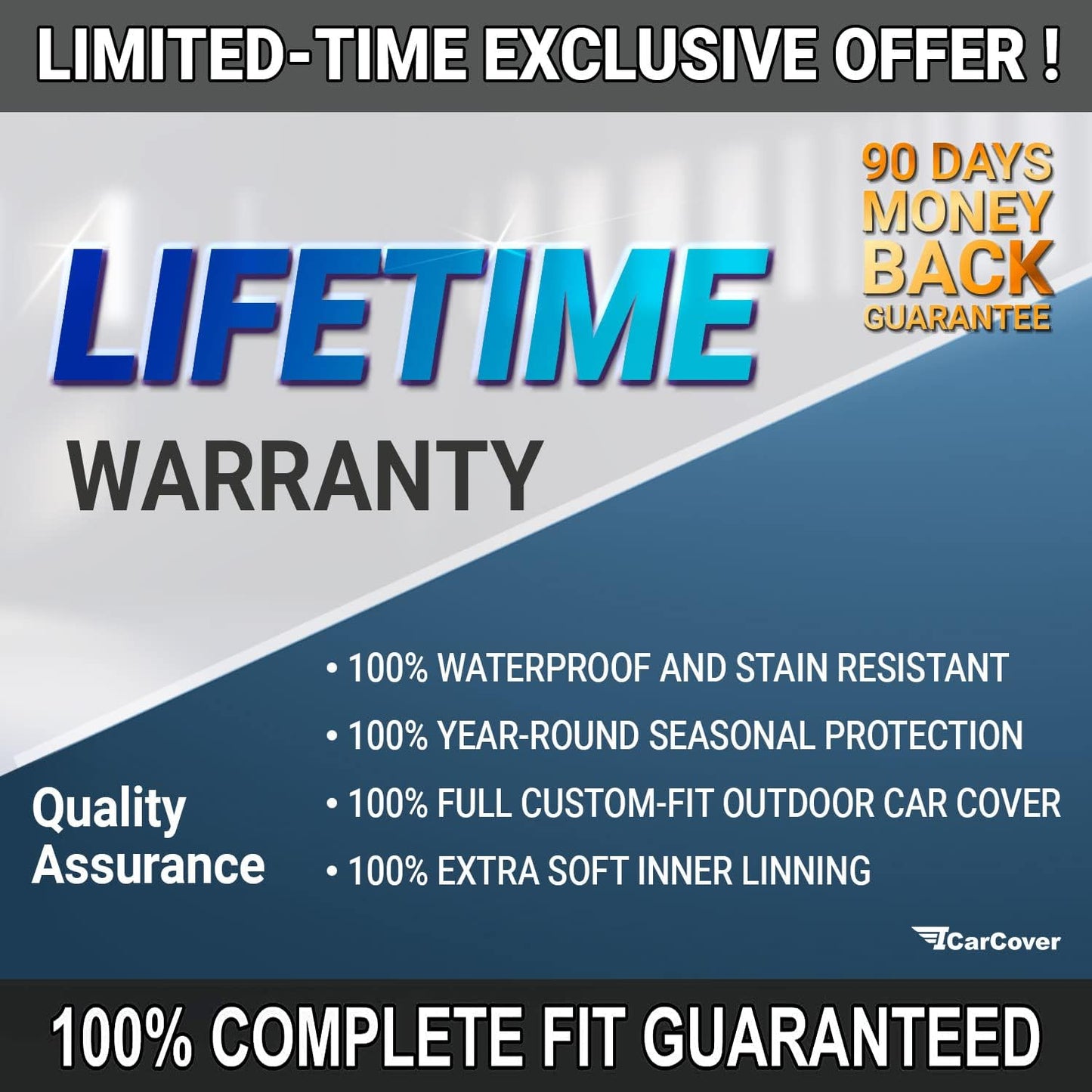 iCarCover Premium Car Cover for 1977-1984 Buick Electra Heavy Duty Waterproof All-Weather Automobiles Custom Fit Indoor Outdoor UV Snow Protection Covers with Straps and Bag