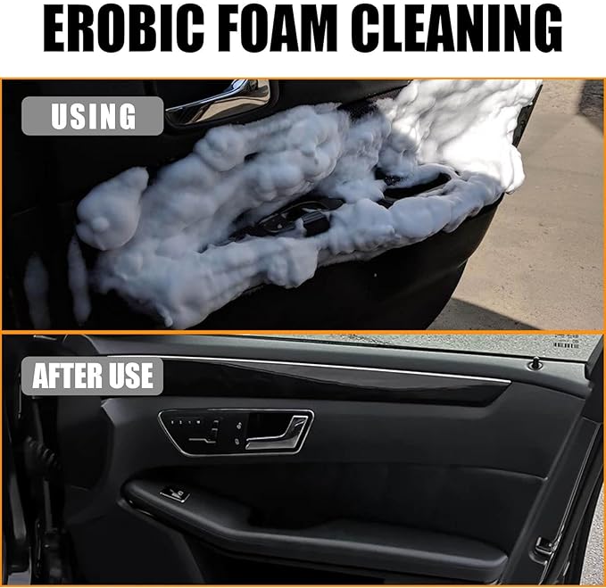 Foam Cleaner for Car, Foam Cleaner All Purpose, Foam Cleaner for Car Interior, Multi-Purpose Car Upholstery Cleaner for Car Seats Leather (2PC)