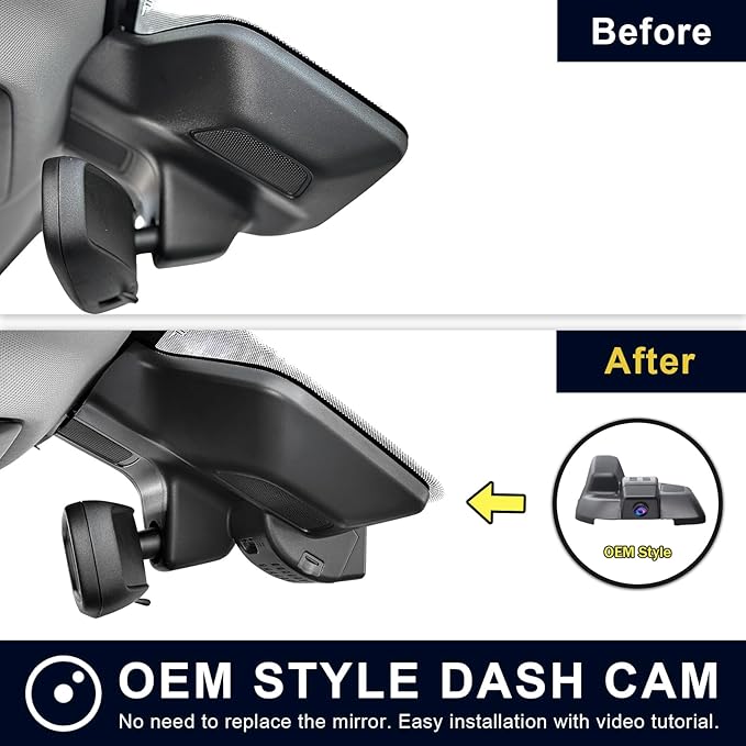 Mangoal 4K Dash Cam Custom for Gen5 Grand Cherokee 2022 2023 2024 2025 2026,Grand Cherokee L 2021-2026 (Model D), Laredo Limited Overland Summit Trailhawk, UHD 2160P Video,WiFi & App, 64GB Card