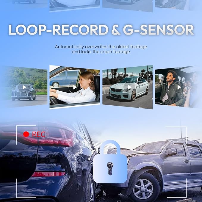 Dual Channel 4K & 1080P Dash Cam for Porsche Cayenne(E3) 2019-2026, 911(992) 2020-2024, Panamera(971) 2017-2026,Taycan 2020-2026,Macan 2025-2026,OEM-Style,Easy Installation,128G Card