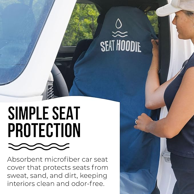 Car Seat Towel | Premium Microfiber Towel Seat Covers for Cars | Universal Fit & Machine Washable | Portable Car Seat Towel Cover After Gym, Yoga, Beach Taupe