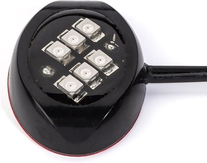 Oznium LED Modules (Round Black, Warm White LED)