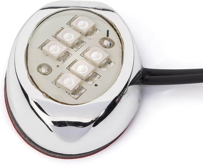 Oznium LED Modules (Round Chrome, Pink LED)
