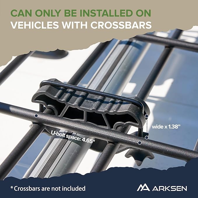 ARKSEN 64" x 39" x 6" Roof Rack Cargo Basket with Extension, Waterproof Bag, Net & Ratchet Straps, 150 lb Heavy-Duty Steel Rooftop Carrier, Fits Crossbars up to 1.38" Thick, for SUV & Pickup Truck