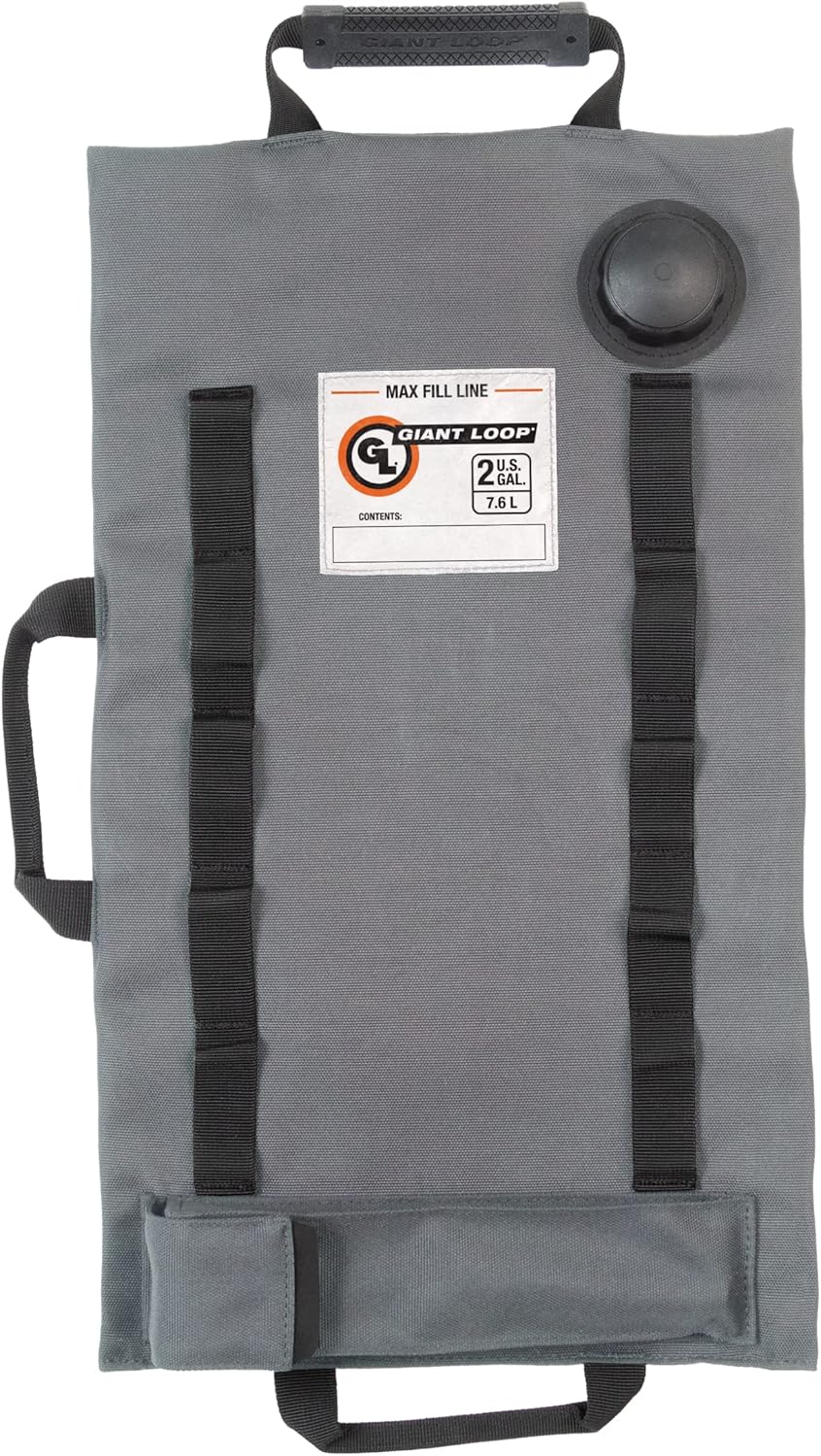 Giant Loop Armadillo Bag, Utility Bladder for Safe Transport and Storage of Powersports and Automotive Fluids, for Motorcycles, UTVs and ATVs, 2-Gallon
