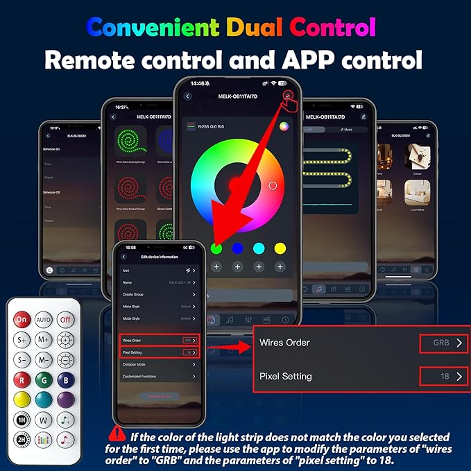 Car Led Strip Lights, Interior Car Lights, App and Remote Control Ambient Lighting Kit with RGB 16 Million Colors Fiber Optics&Music Sync Rhythm, USB Neon Light Accessories for Center Console&Door